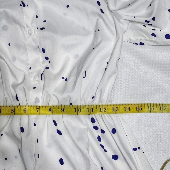 ORDER Plus Summer Boho Party Long Maxi Beach Dress Print Dot - Picture 11 of 11